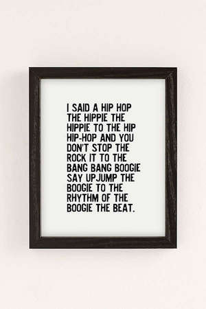 Pop Culture Gift Guide Hip Hop Print