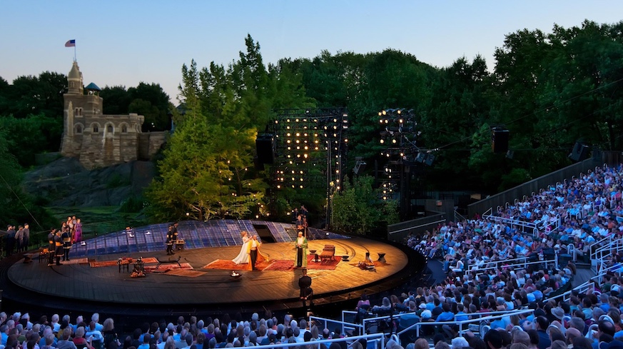 shakespeare in the park delacorte theater