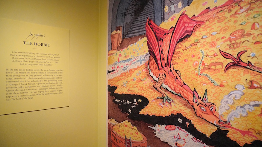 jrr tolkien exhibit middle earth hobbit lord of the rings morgan library