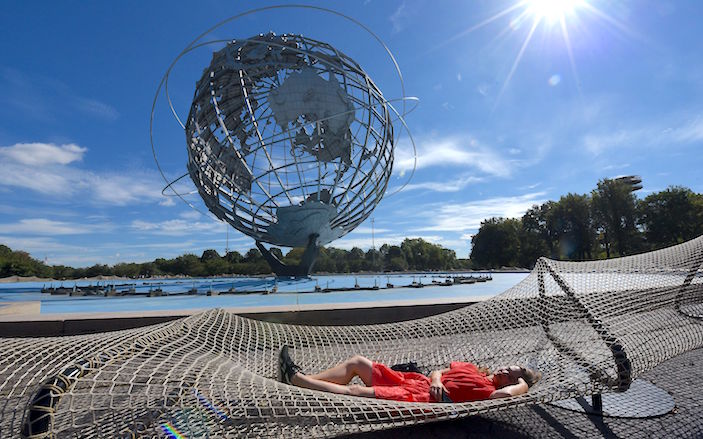 us open 2018 unisphere space tennis match