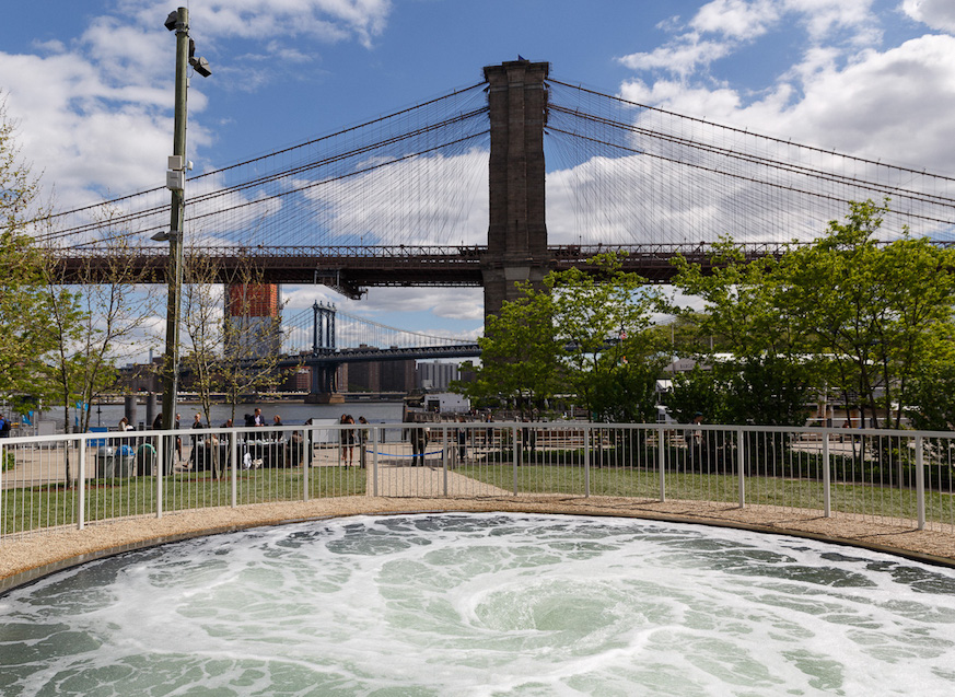 Anish Kapoor's Descension in Brooklyn Bridge Park