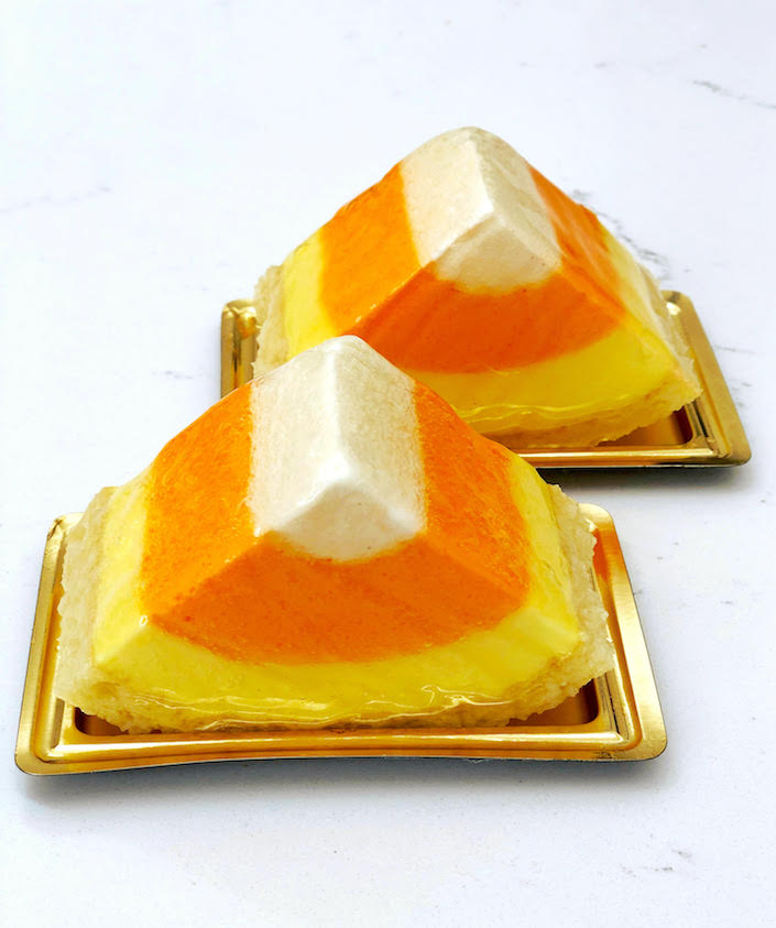 candy corn mousse cake dominique ansel halloween 2018