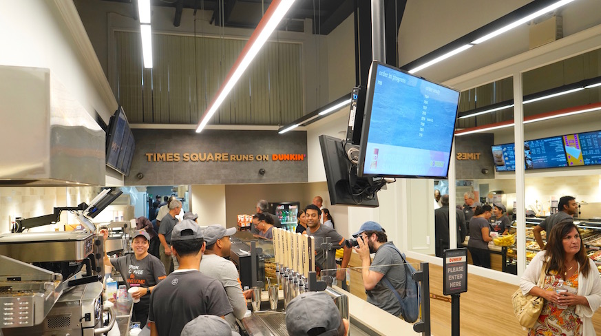 dunkin donuts store of the future next generation