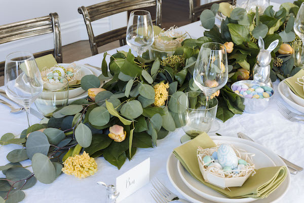 Easter DIY Table Runner Garland