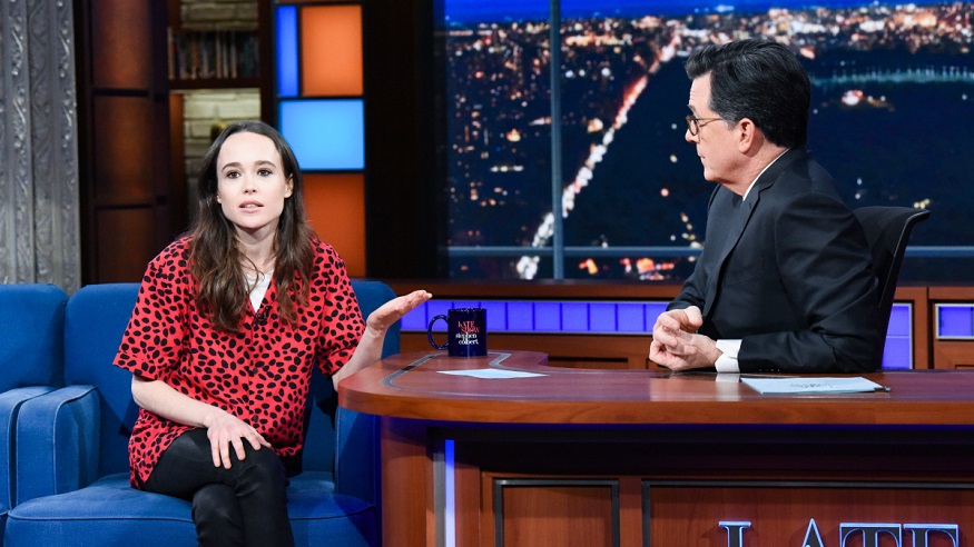 Ellen Page Colbert interview