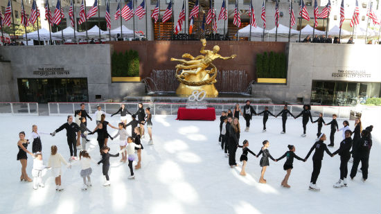 Ice Skating in Rockefeller Center