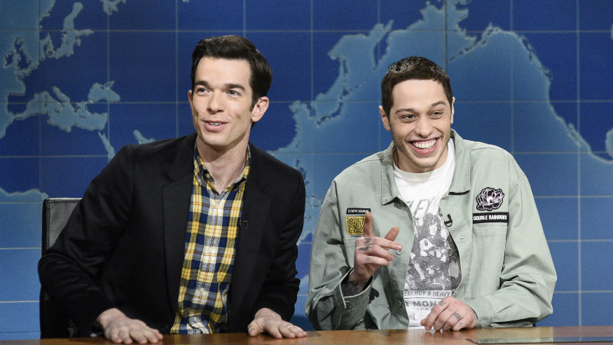 John Mulaney and Pete Davidson on SNL