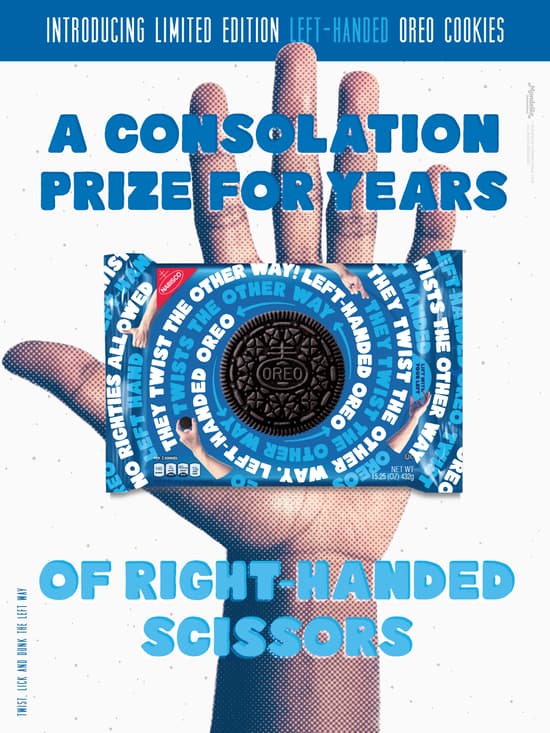 Left-handed Oreos