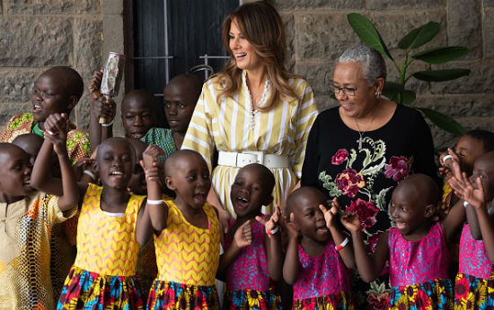 Melania Trump visits Africa to promote Be Best initiative