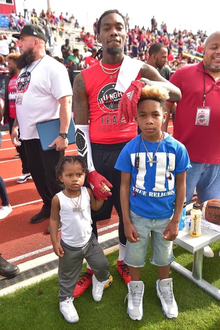 Offset with two of his kids