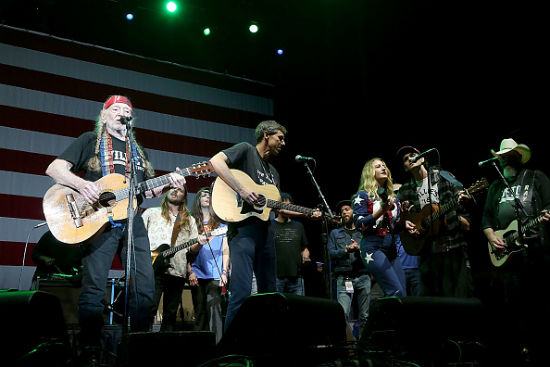 Willie Nelson and Beto O'Rourke