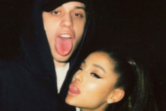 Pete Davidson and Ariana Grande 