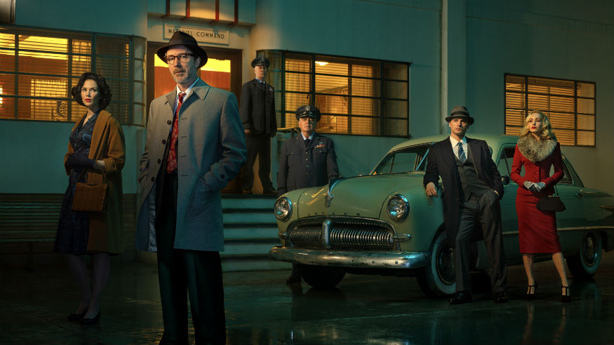 Aidan Gillen and Project Blue Book cast