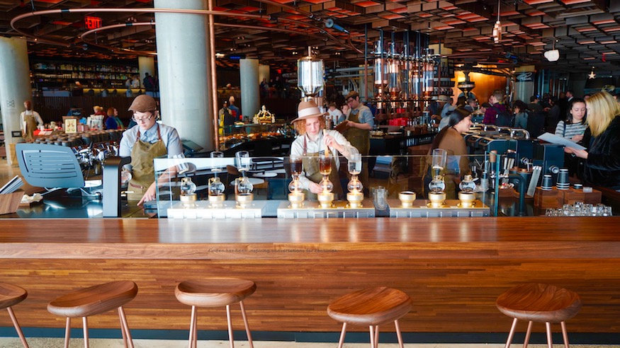 inside starbucks reserve roastery nyc photos everything you need to know