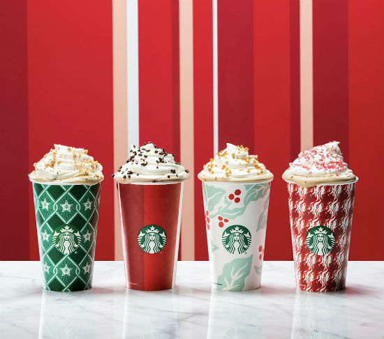 Starbucks holiday cups