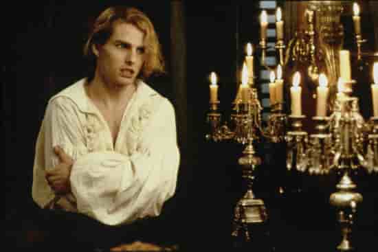 Tom Cruise as Lestat in Interview With a Vampire