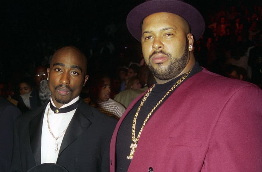 Tupac Shakur and Suge Knight